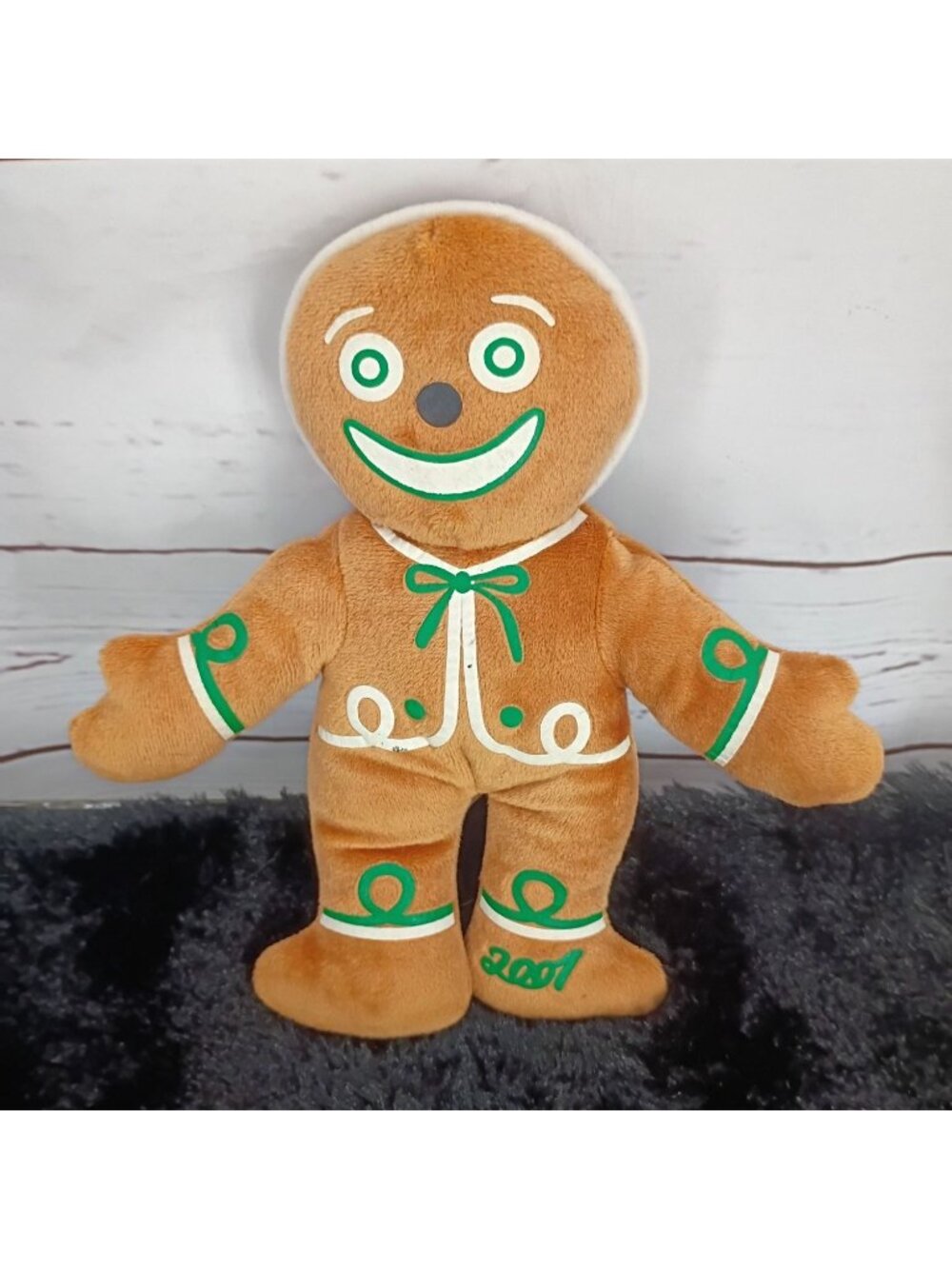 Disney Parks 2007 Mickeys Very Merry Christmas Party Gingerbread Plush Doll Auth